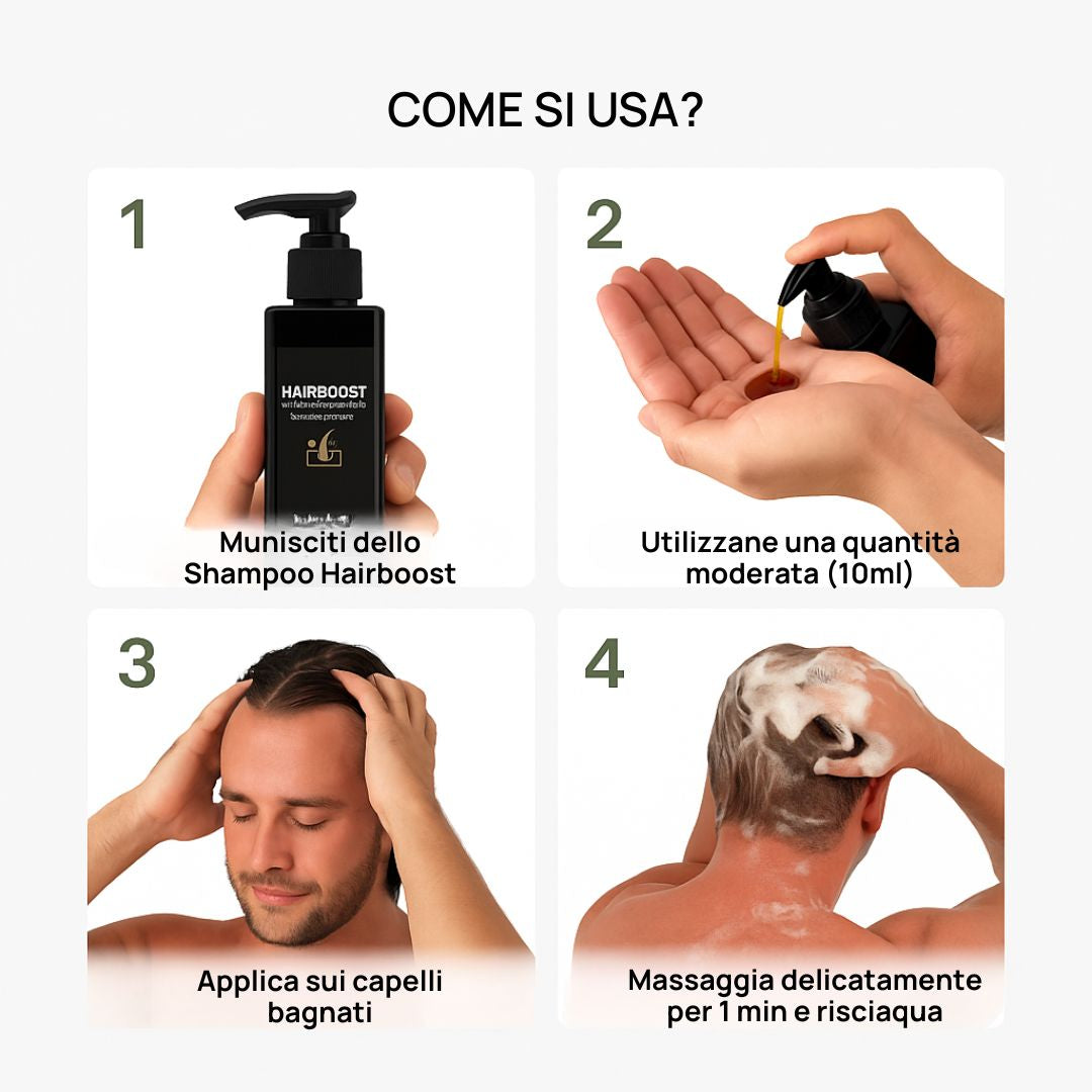 Shampoo Attivatore di Ricrescita Hairboost™